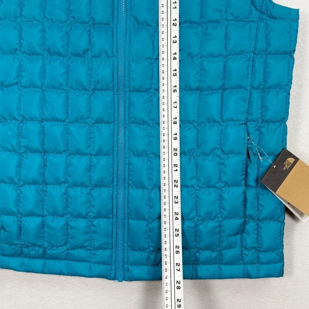 The North Face Thermoball Vest Mens Size M‎ Alkaline Blue Packable - NEW